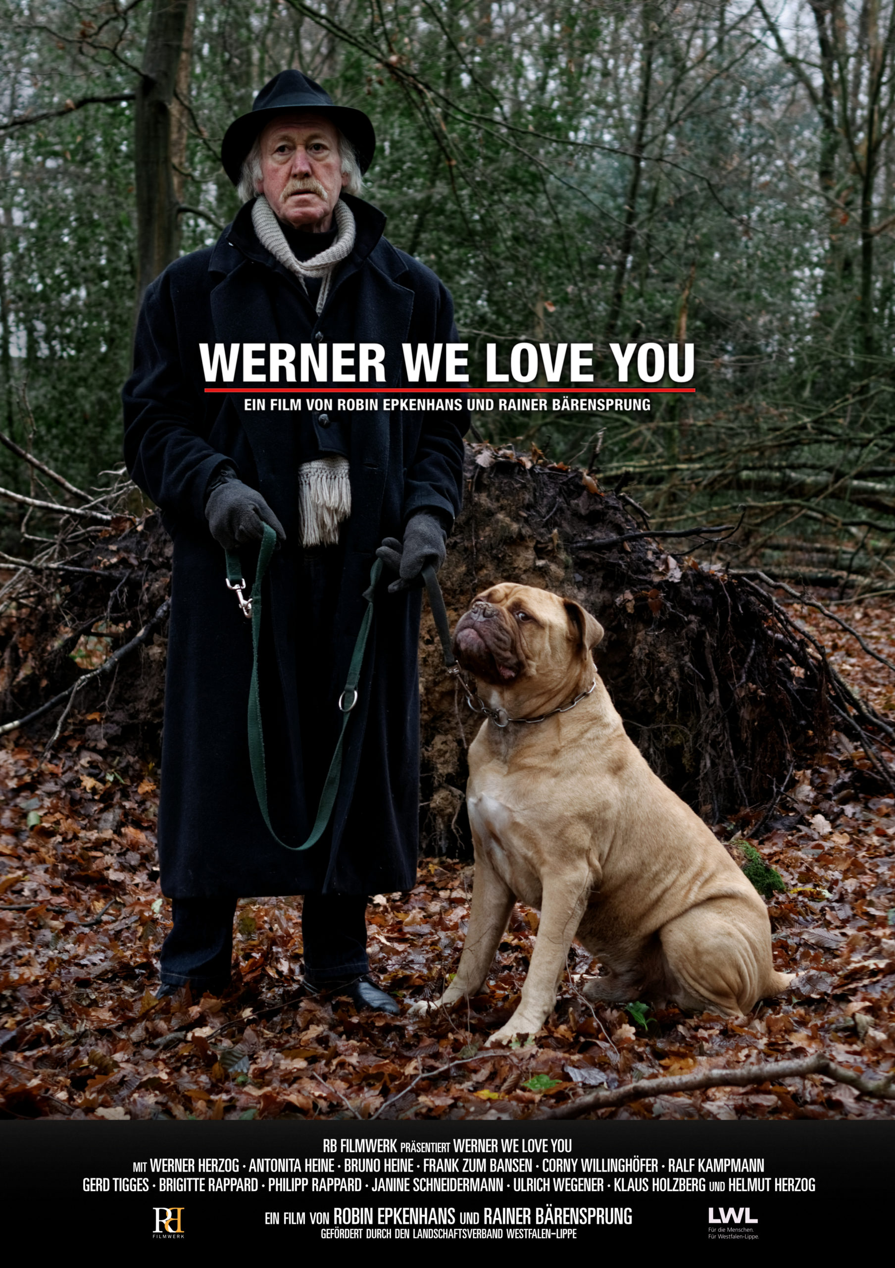 Offizielles Filmplakat zum Dokumentarfilm WERNER WE LOVE YOU